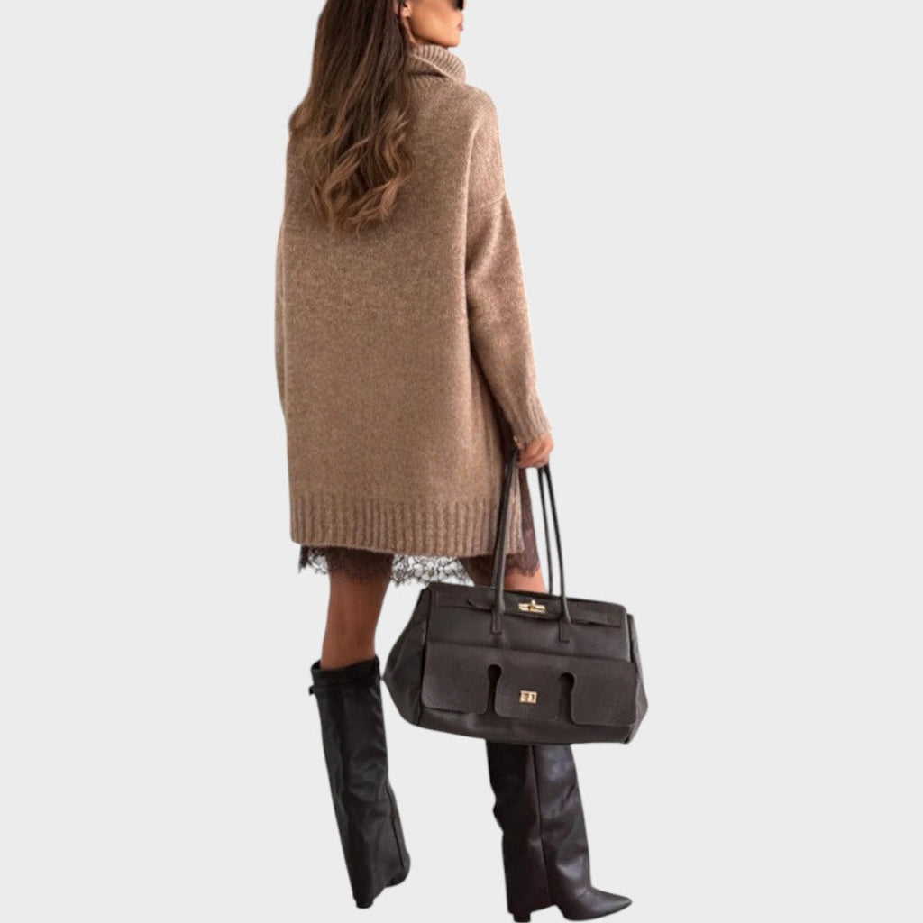 NeroVelluto™ | Set Maglione & Abito Eleganza