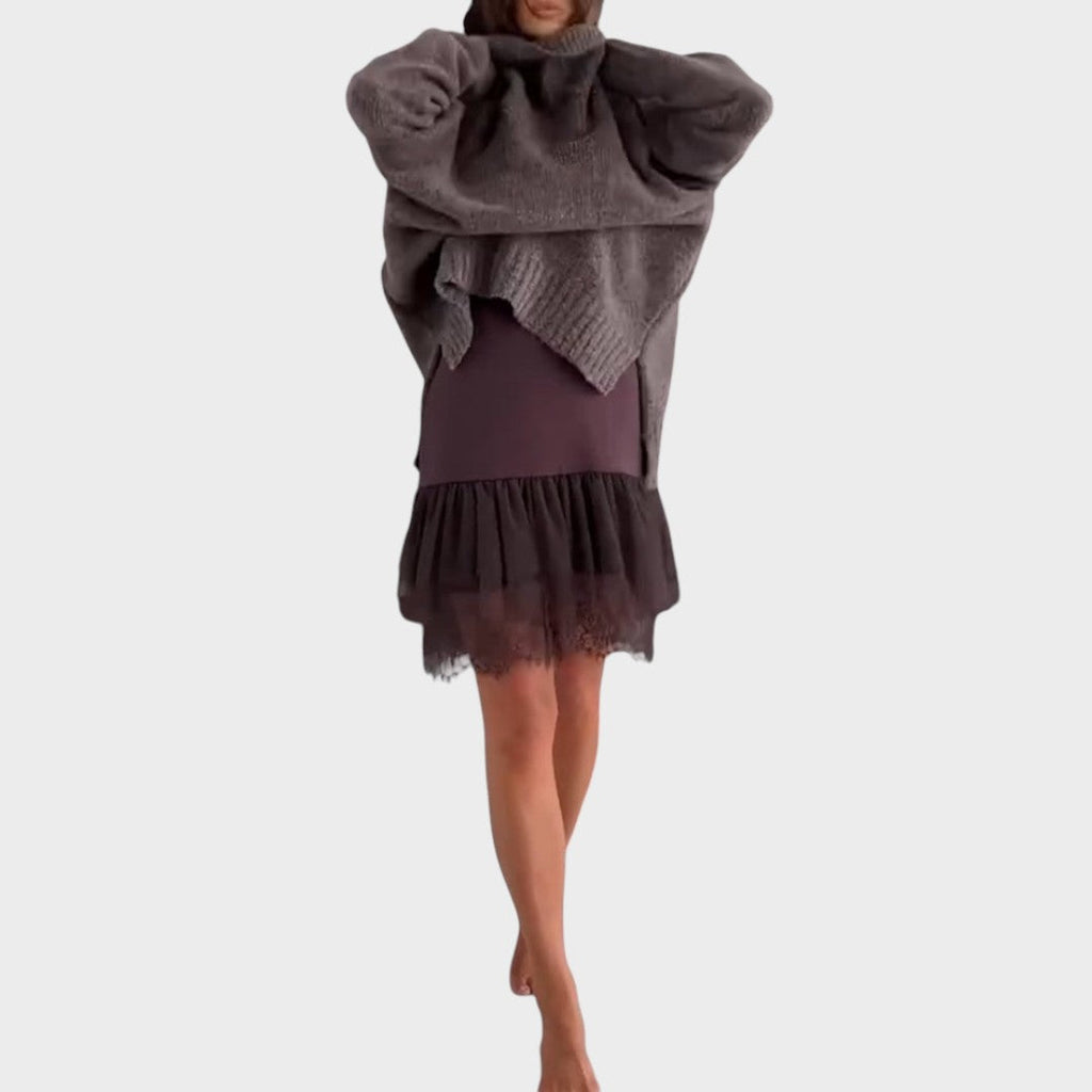 NeroVelluto™ | Set Maglione & Abito Eleganza
