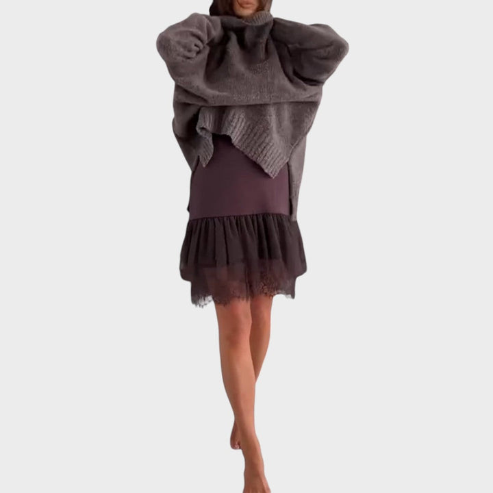 NeroVelluto™ | Set Maglione & Abito Eleganza