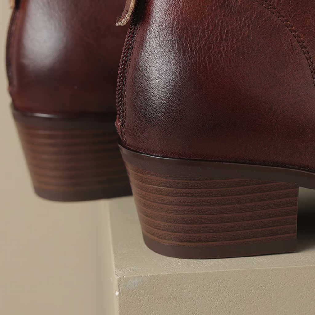 Vellora™ | Stivaletti Eleganti con Tacco Basso