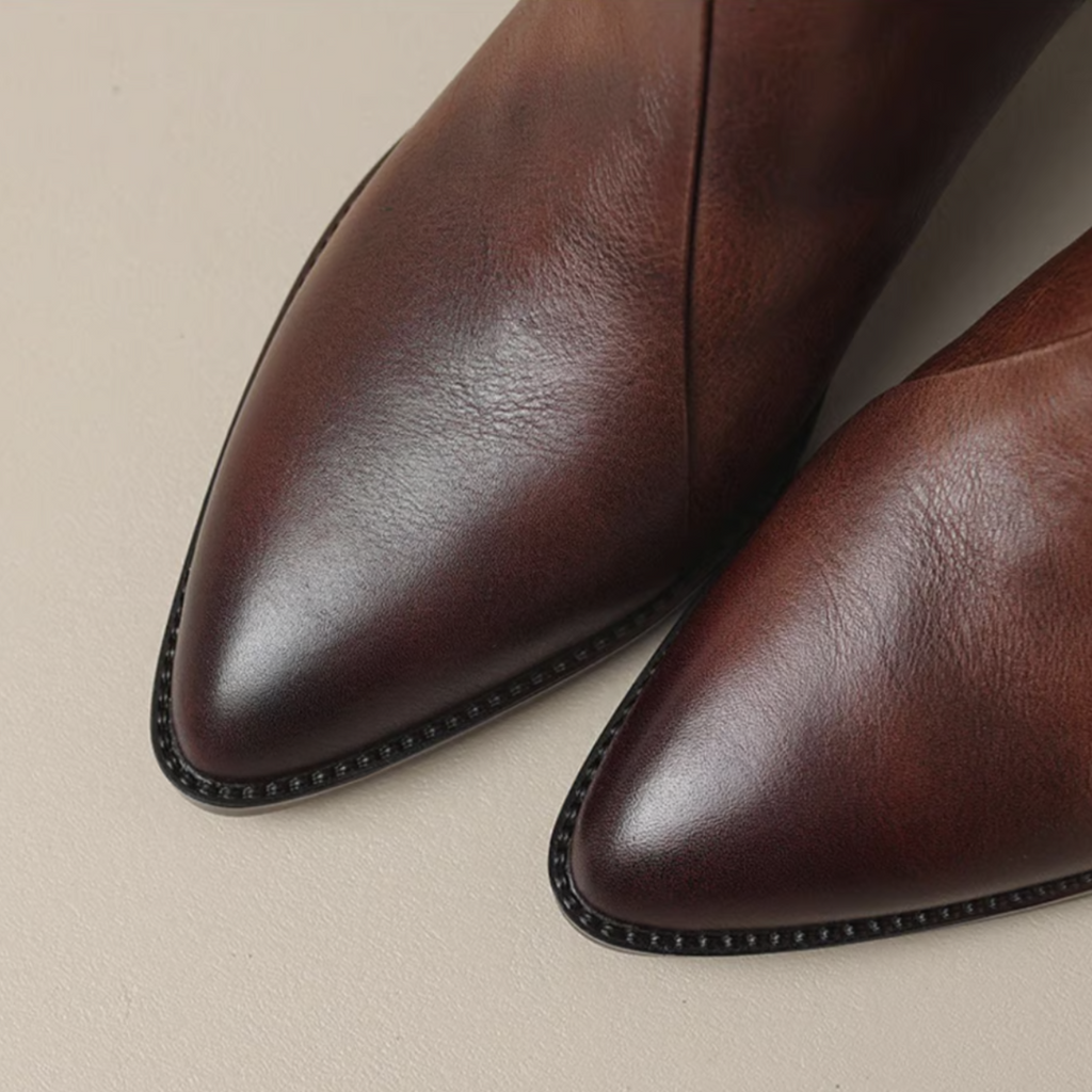 Vellora™ | Stivaletti Eleganti con Tacco Basso