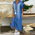 LeaDenim™ | Abito Lungo Casual Donna