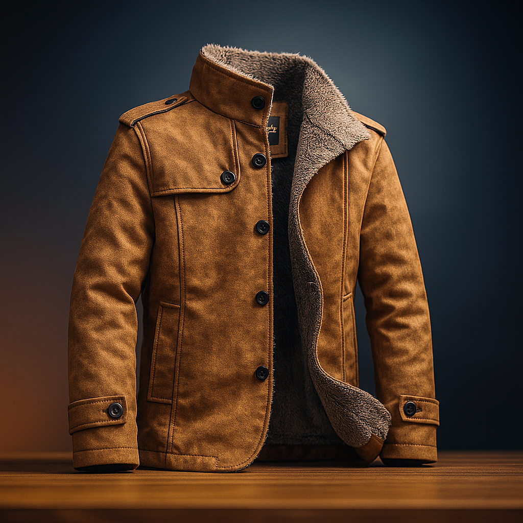 AurelioForte™ | Cappotto Lungo da Uomo con Look Strutturato