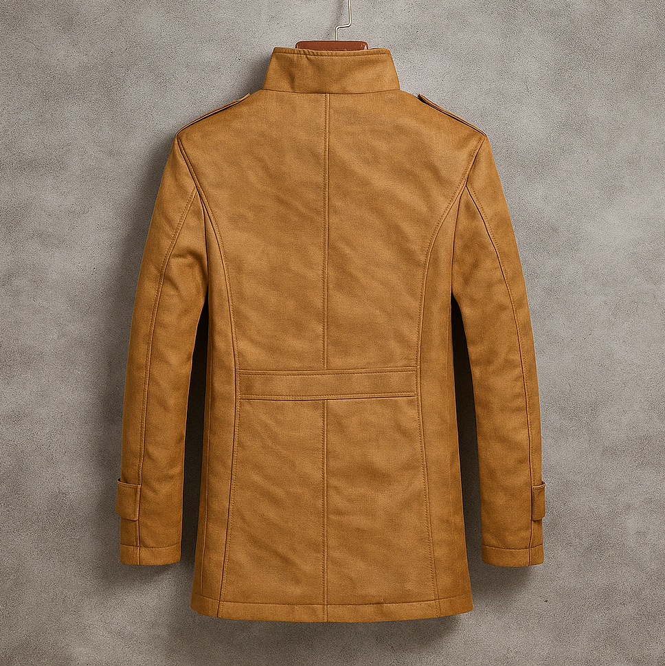 AurelioForte™ | Cappotto Lungo da Uomo con Look Strutturato