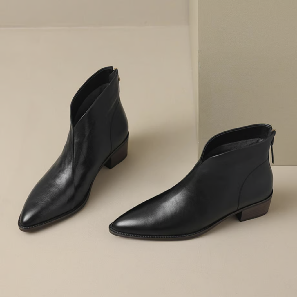 Vellora™ | Stivaletti Eleganti con Tacco Basso