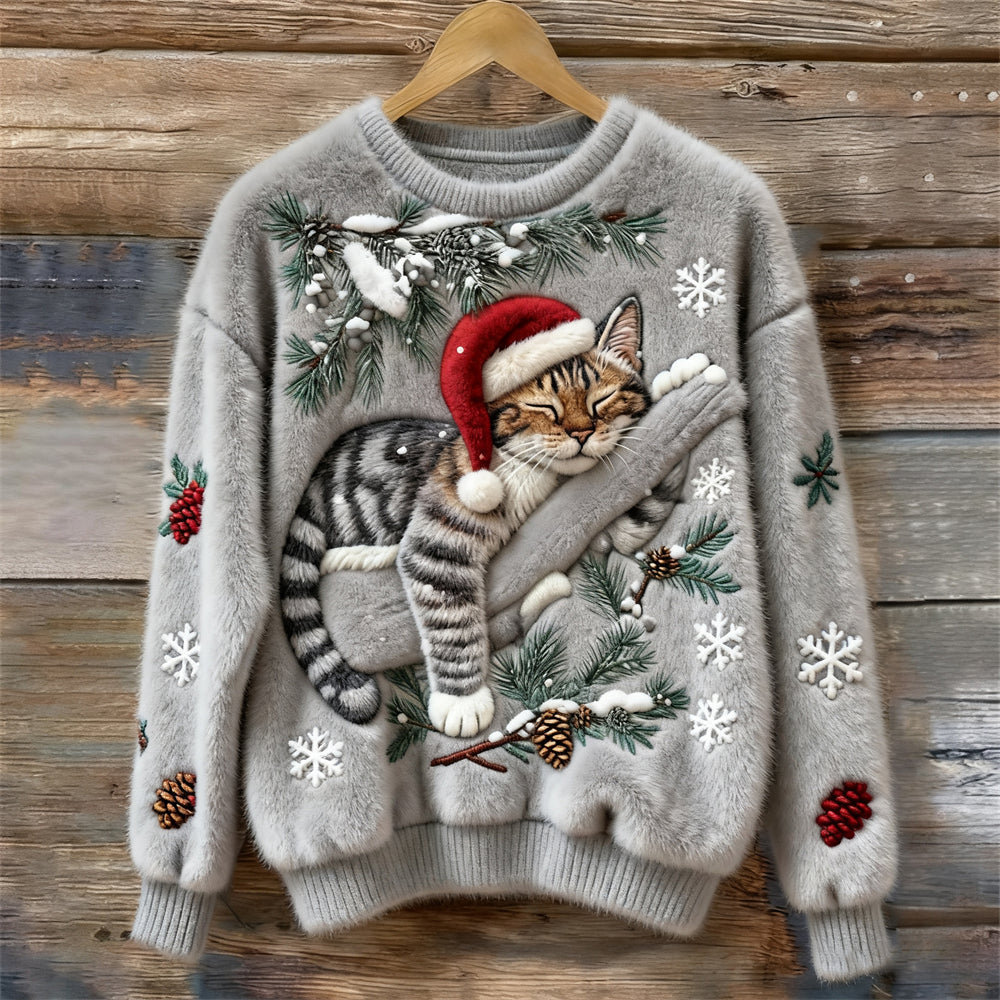 GattoInverno™ | Maglione Morbido Natalizio Donna