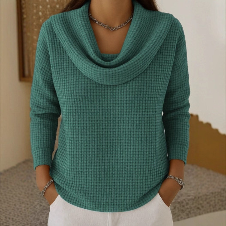 LunaMorbida™ | Maglione a Collo Cascata Donna