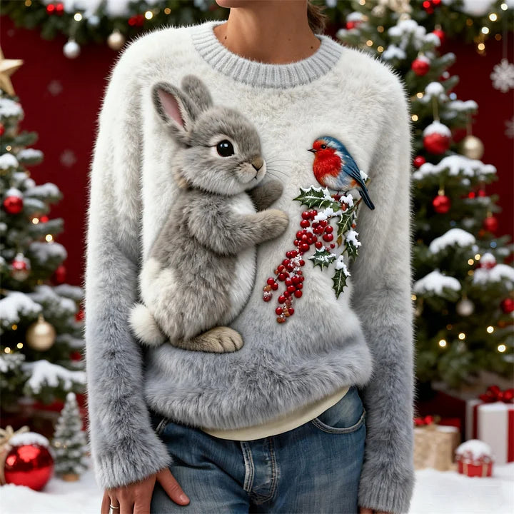 Cloe Festivina™ | Maglione Peluche Natalizio