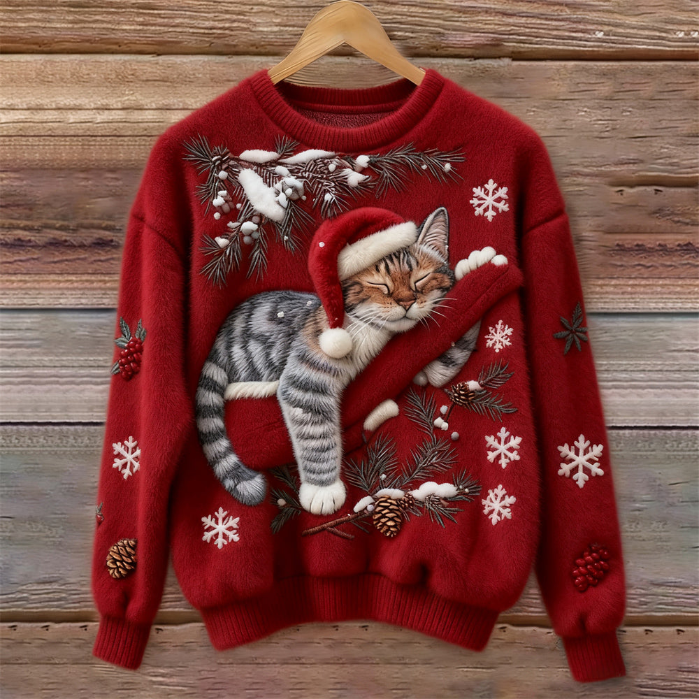 GattoInverno™ | Maglione Morbido Natalizio Donna