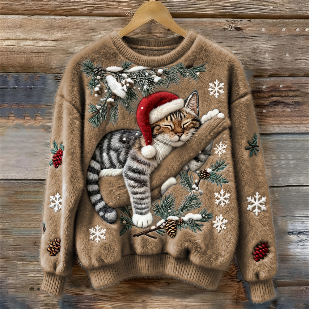 GattoInverno™ | Maglione Morbido Natalizio Donna