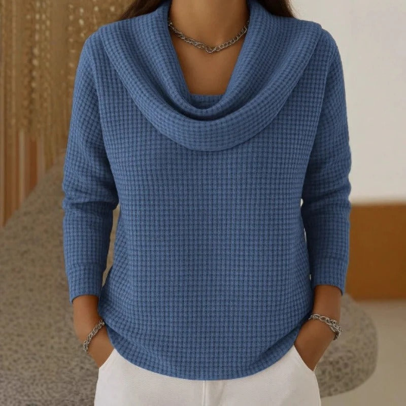 LunaMorbida™ | Maglione a Collo Cascata Donna
