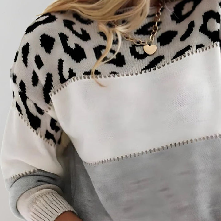 LiaFelina™ | Maglione Elegante con Motivo Leopardato