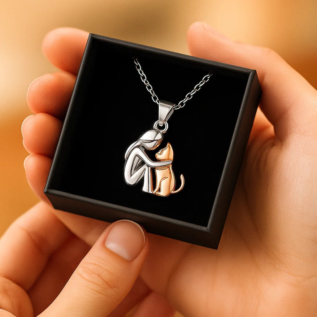 FelinaLuce™ | Collana Elegante con Ciondolo Gatto