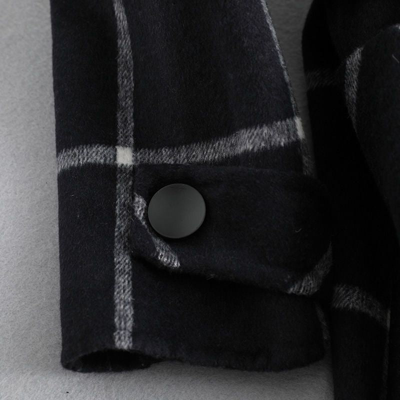 ElenaQuadri™ | Cappotto Elegante a Quadri Donna
