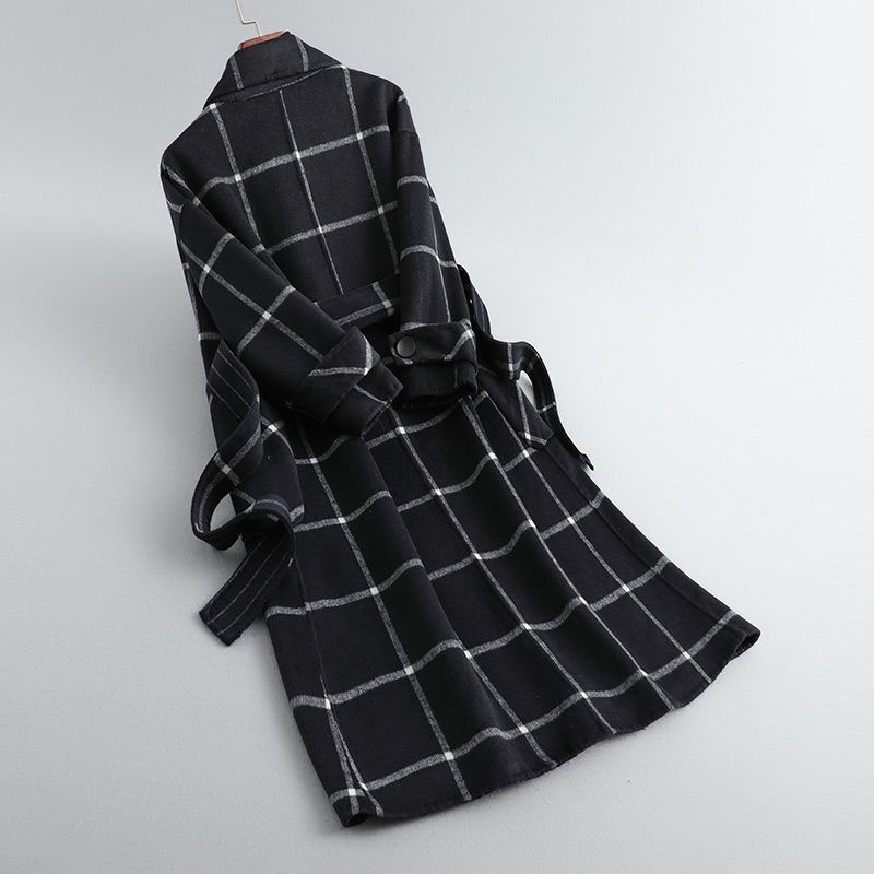 ElenaQuadri™ | Cappotto Elegante a Quadri Donna