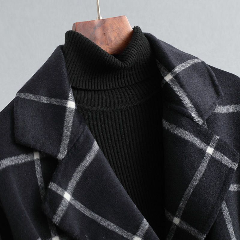 ElenaQuadri™ | Cappotto Elegante a Quadri Donna