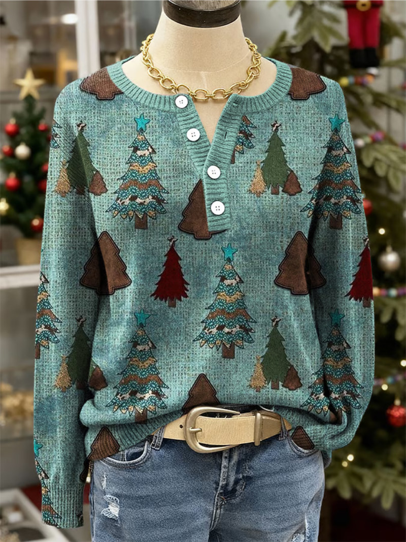 AlbaNatalizia™ | Maglione Morbido di Natale