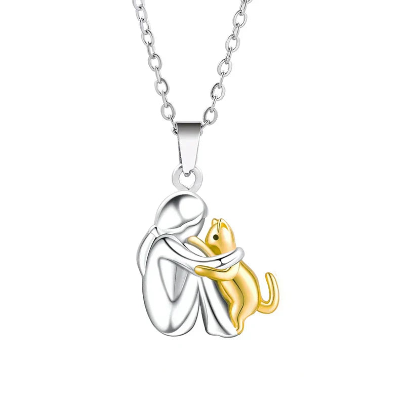 FelinaLuce™ | Collana Elegante con Ciondolo Gatto