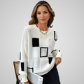 ModernaSofia™ | Maglione Geometrico Eleganza