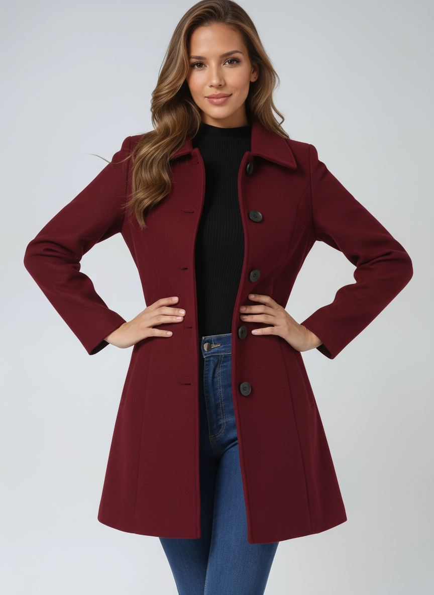 Elisabetta™ | Cappotto Invernale A-Line Elegante