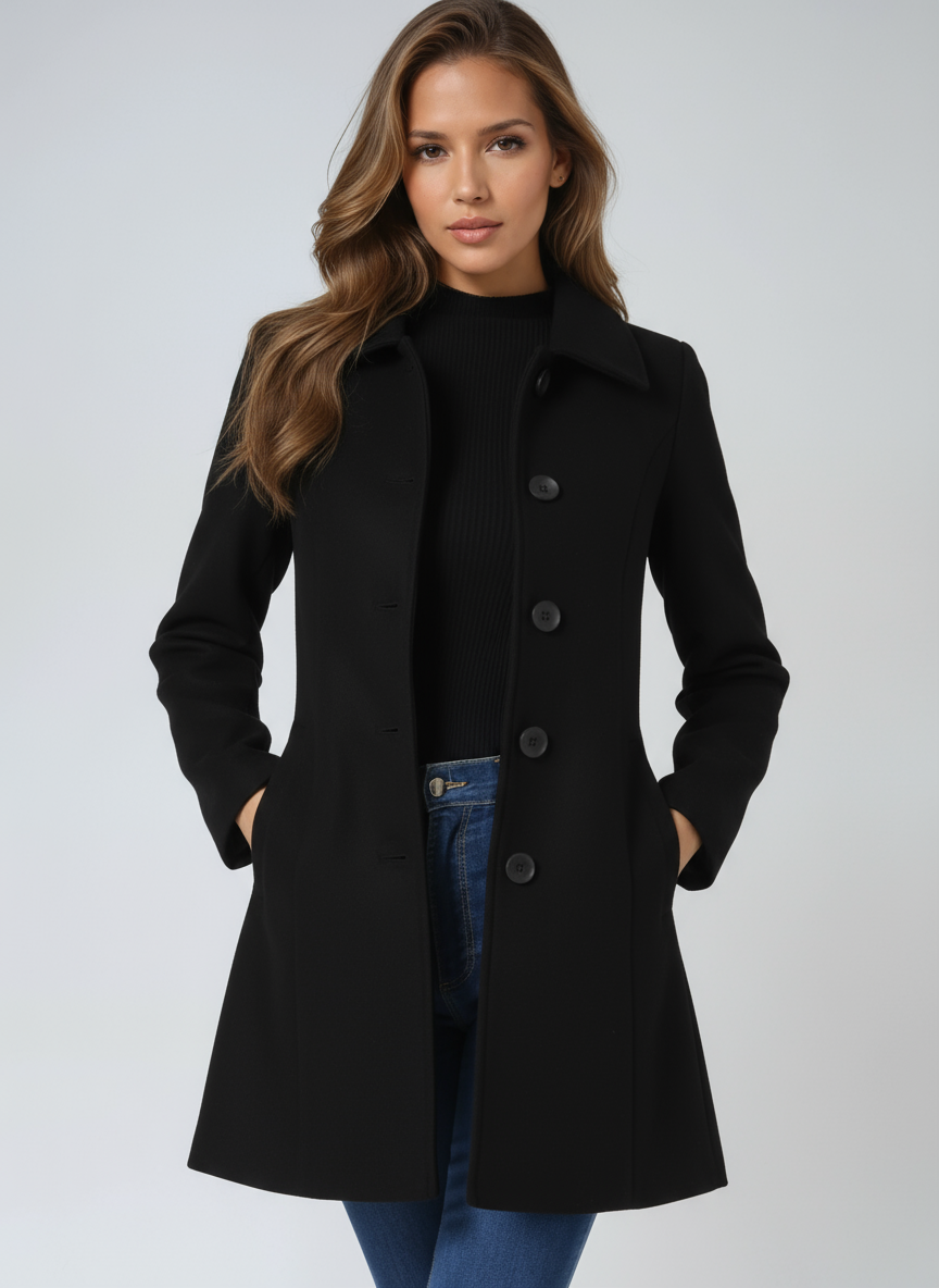 Elisabetta™ | Cappotto Invernale A-Line Elegante