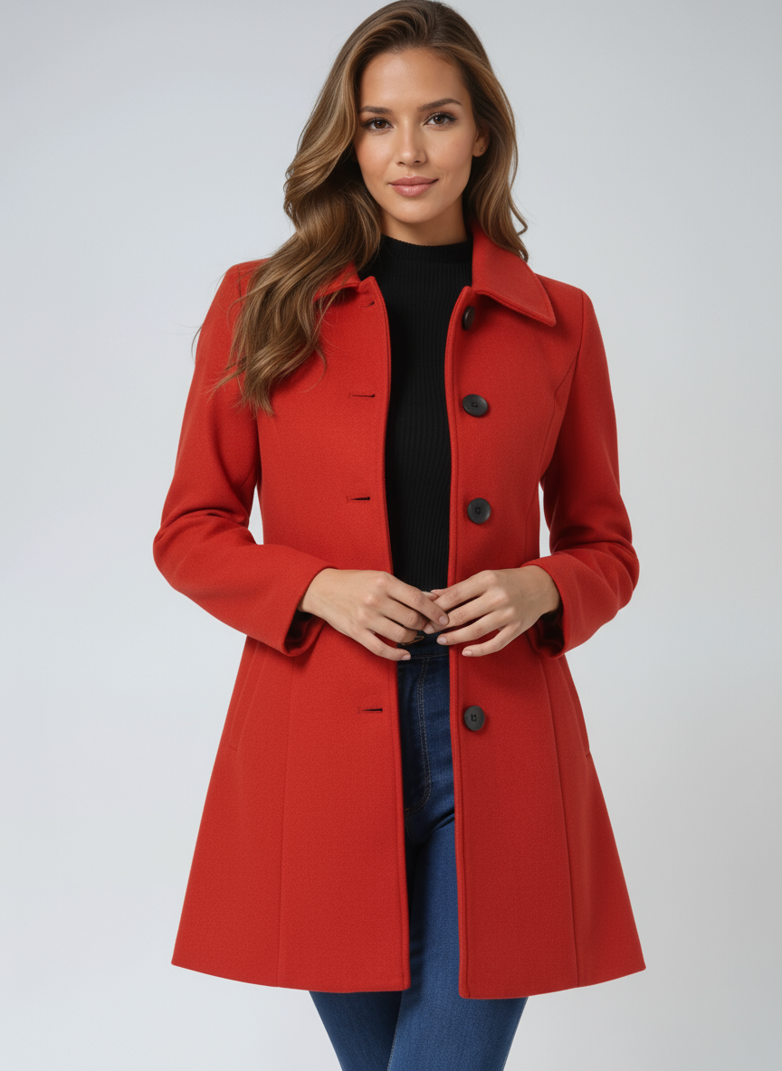 Elisabetta™ | Cappotto Invernale A-Line Elegante