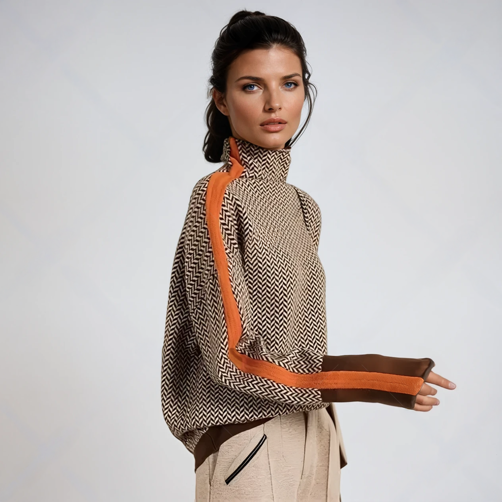 LinaBold™ | Maglione a Collo Alto Donna