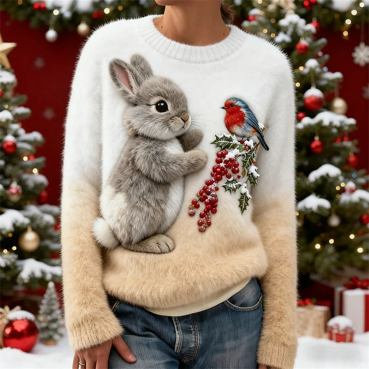 Cloe Festivina™ | Maglione Peluche Natalizio