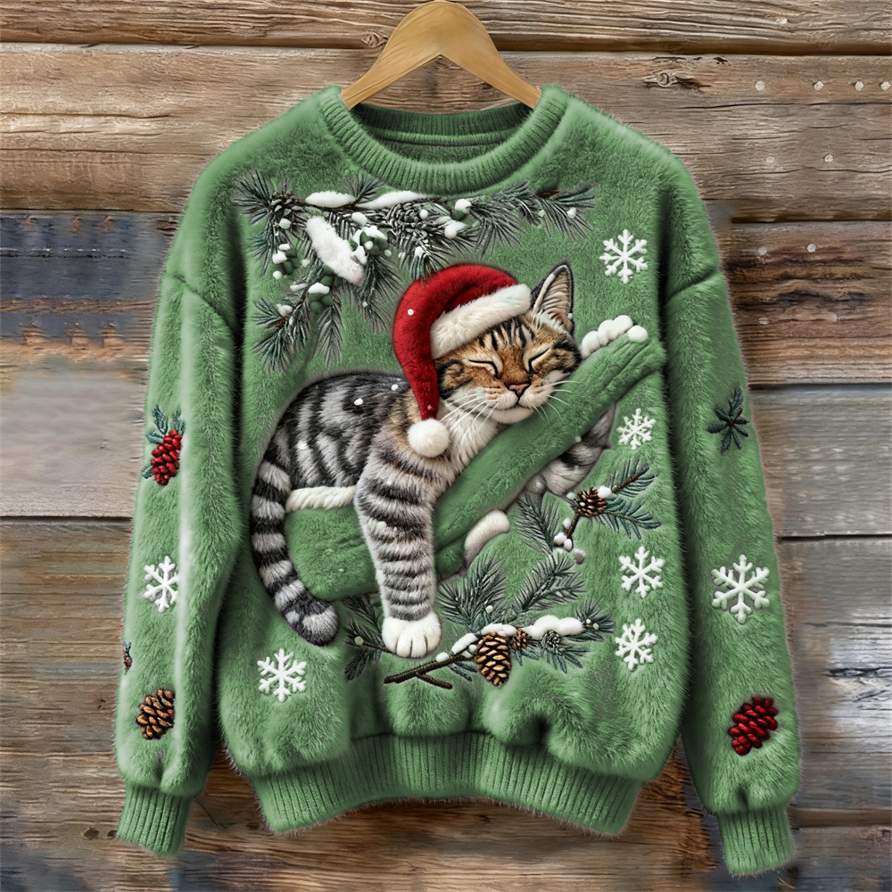 GattoInverno™ | Maglione Morbido Natalizio Donna