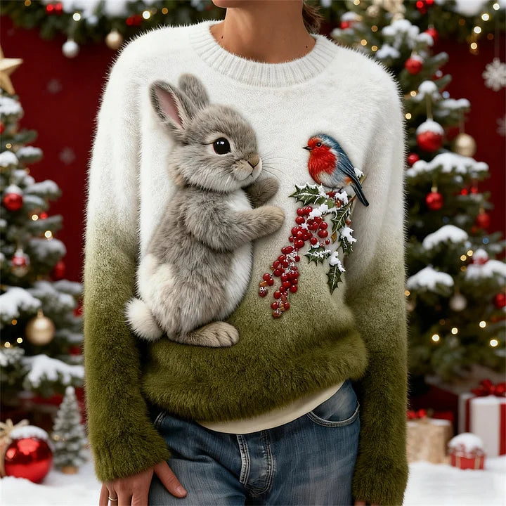 Cloe Festivina™ | Maglione Peluche Natalizio
