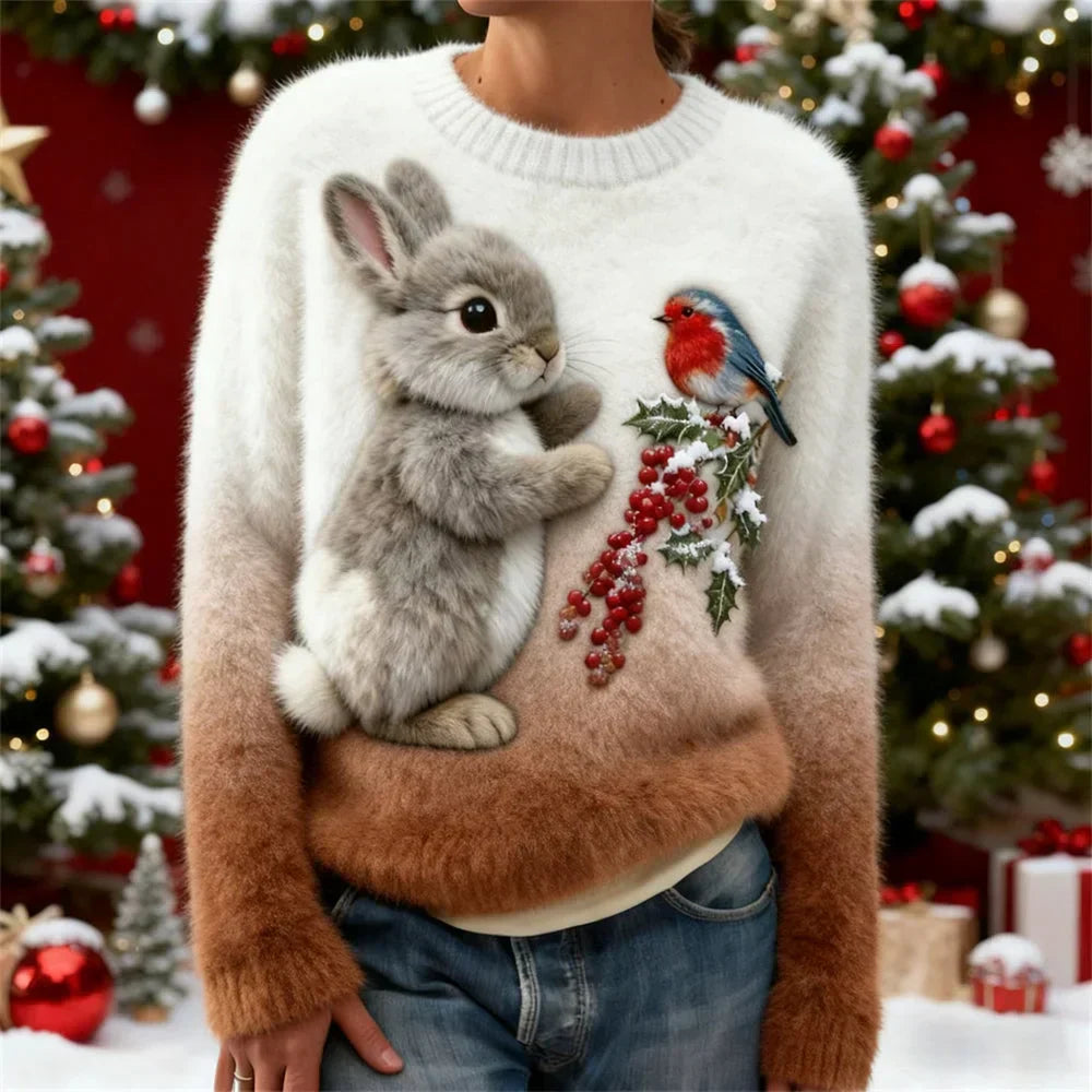 Cloe Festivina™ | Maglione Peluche Natalizio