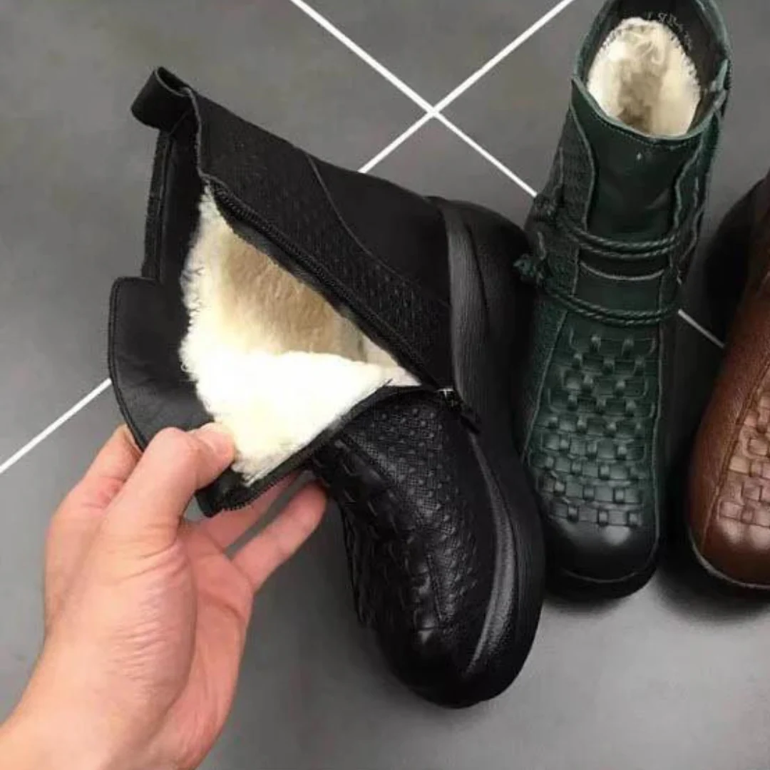 Caldiva™ | Stivaletti Donna Ortho Comfort in Pelle