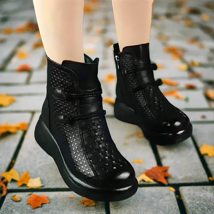 Caldiva™ | Stivaletti Donna Ortho Comfort in Pelle