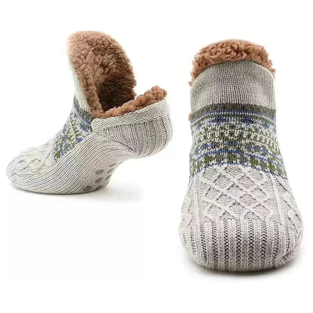 CaldiPassi™ | Calze Invernali Antiscivolo Foderate in Felpa