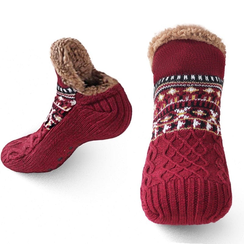CaldiPassi™ | Calze Invernali Antiscivolo Foderate in Felpa