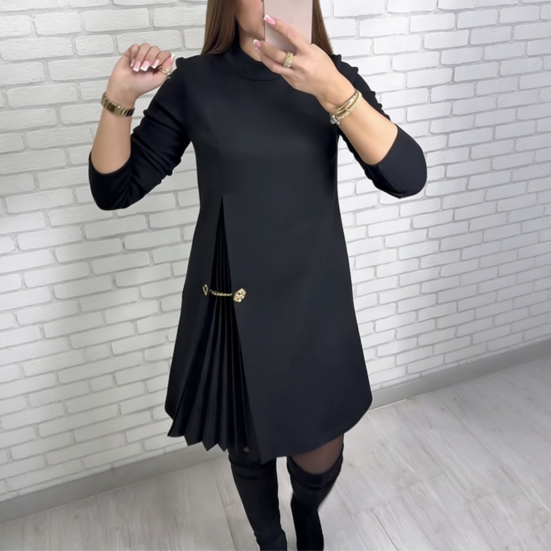Aurivelle™ | Abito Elegante Plissé Donna